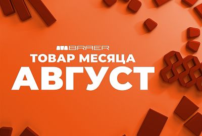 Акция «Товар месяца» на брусчатку Браер август 2025