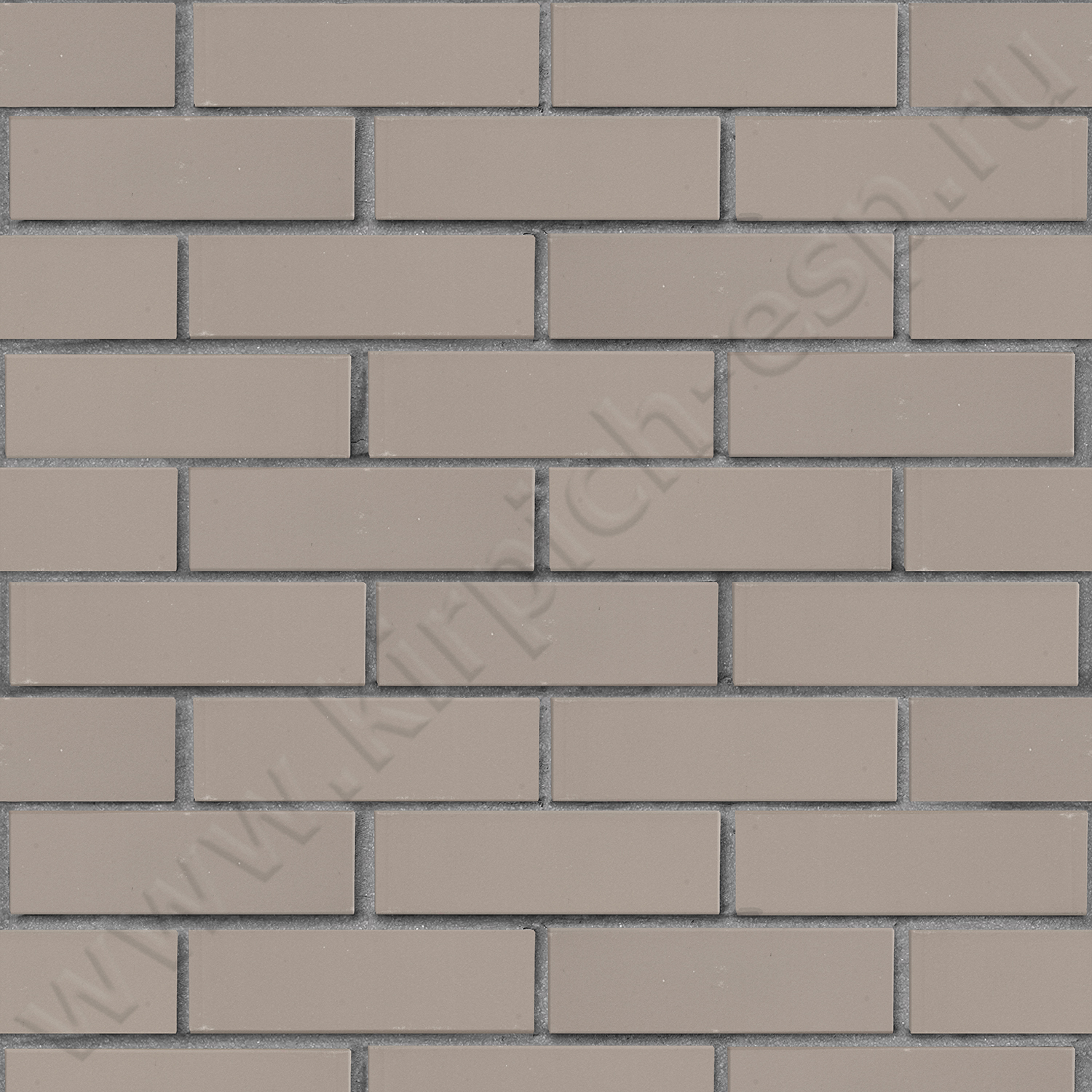 Серый гладкий одинарный ЛСР керамический кирпич