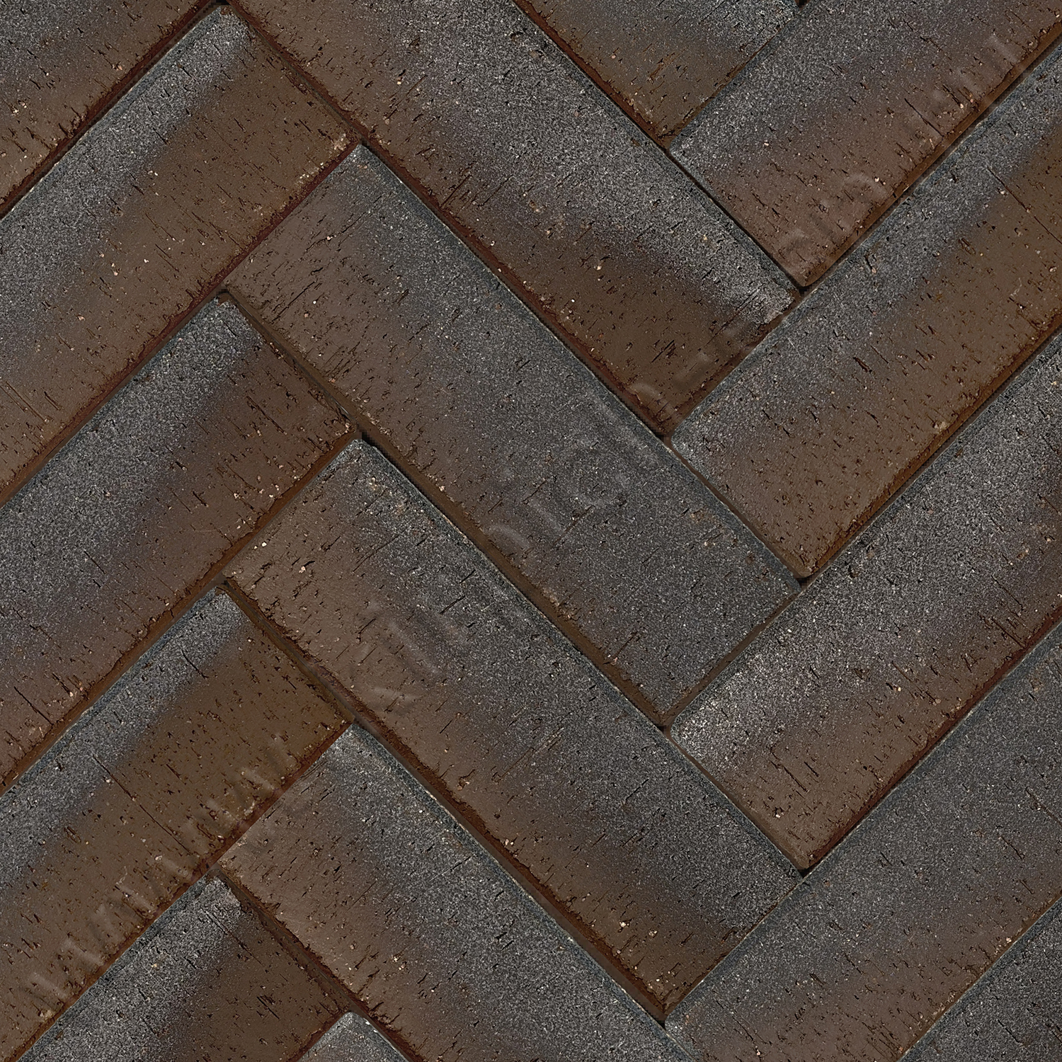 Коричневый "Франкфурт" серебро Лонг - клинкерная брусчатка ЛСР