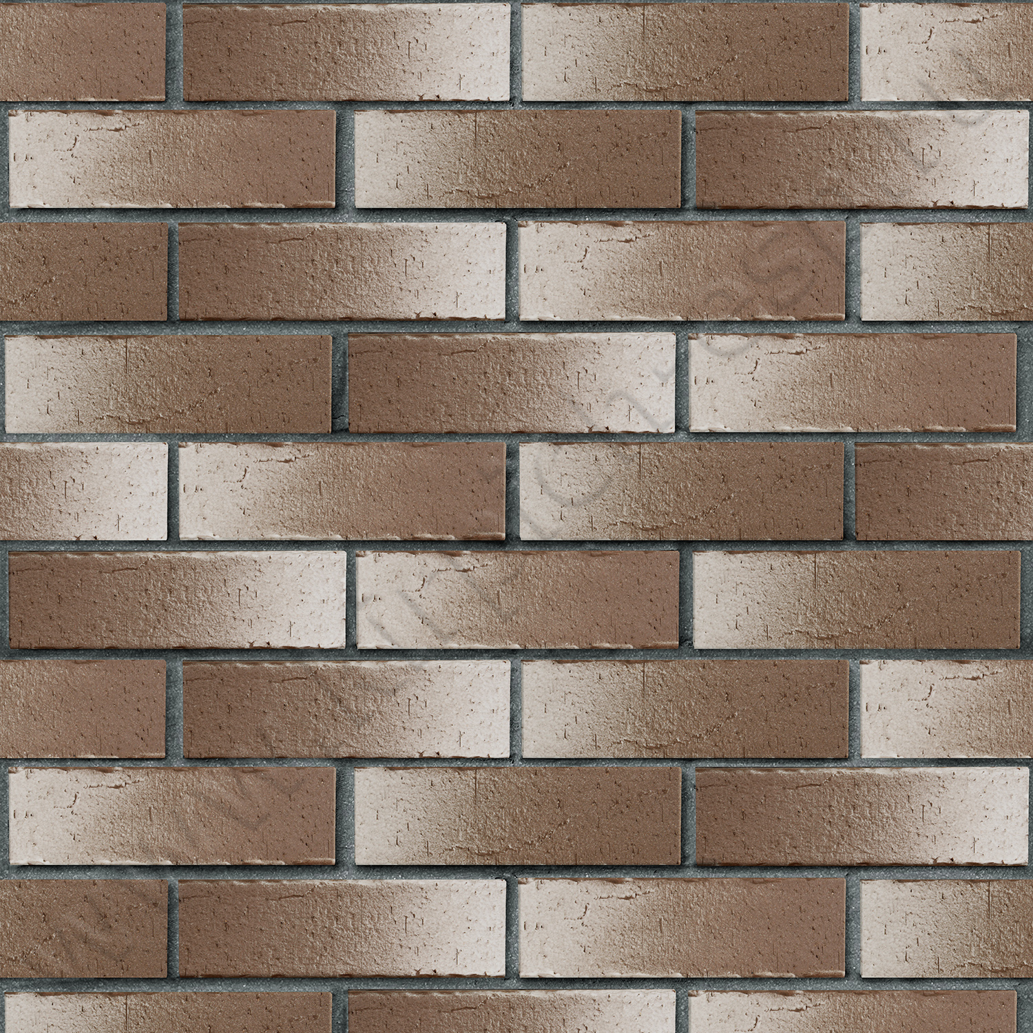 Коричневый с белым "Нарвик"  винтаж 0,7НФ клинкерный кирпич ЛСР