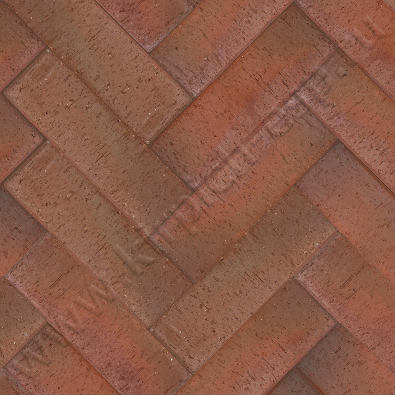 Темно-красный флэш "Милан" бордо Лонг - клинкерная брусчатка ЛСР