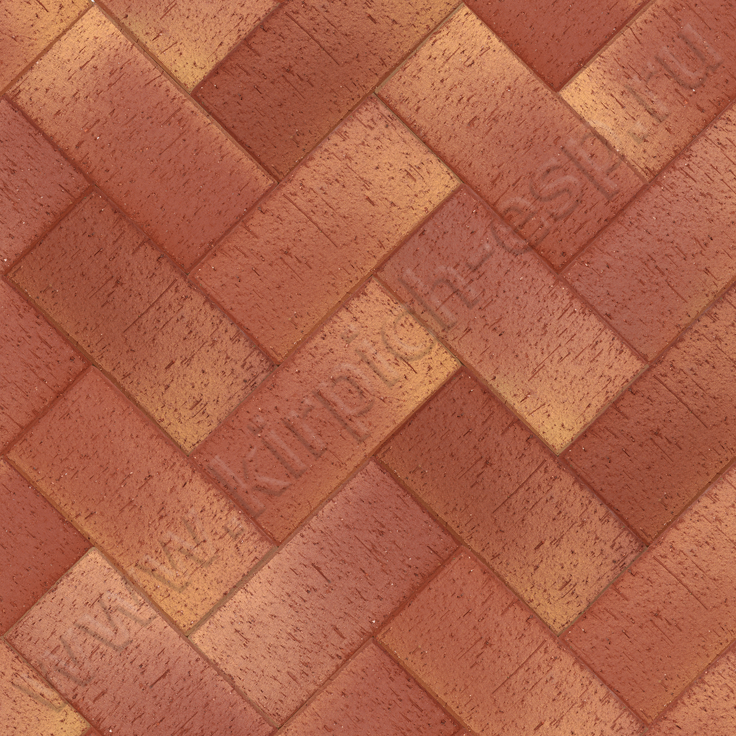 Темно-красный "Ницца" золото  - клинкерная брусчатка ЛСР