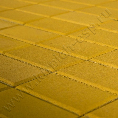 Прямоугольник Желтый 60 мм- тротуарная плитка BRAER