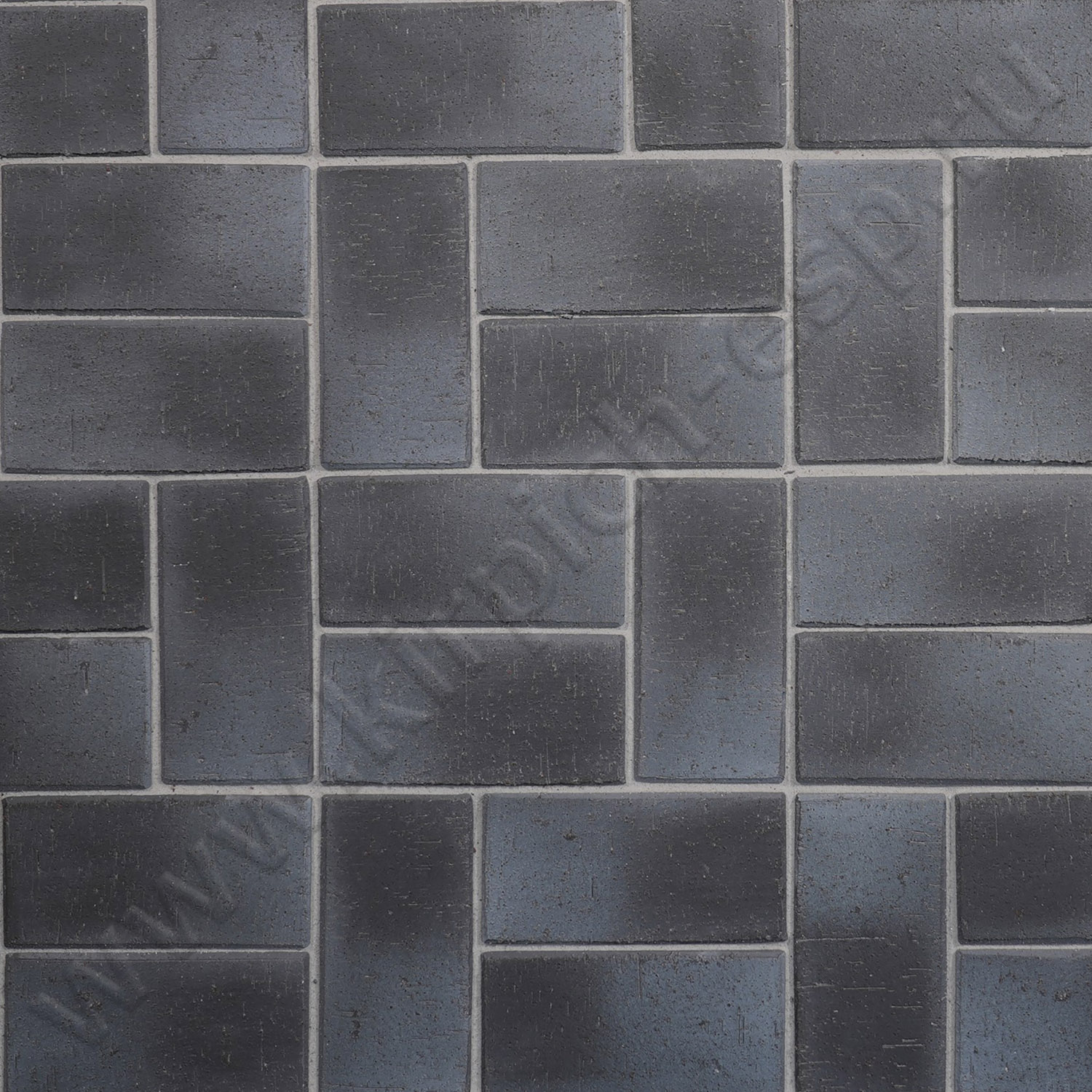 Графитовый "Зальцбург" платина - клинкерная брусчатка ЛСР