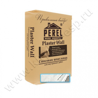 Шпаклевка гипсовая Perel Plaster Wall белая (25кг)