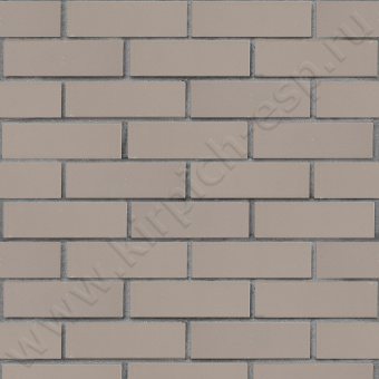 Серый гладкий одинарный ЛСР керамический кирпич