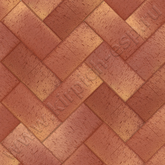 Темно-красный "Ницца" золото  - клинкерная брусчатка ЛСР