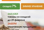 Акция «Зимнее хранение» на сухие смеси Перфекта