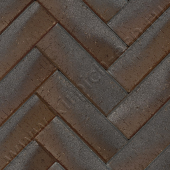 Коричневый "Франкфурт" серебро Лонг - клинкерная брусчатка ЛСР