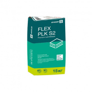 Новинка Плиточный клей высокоэластичный лёгкий, белый FLEX PLK S2
