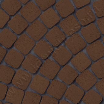 Коричневый "Мюнхен"  Квадро R  (под распил)* - клинкерная брусчатка ЛСР