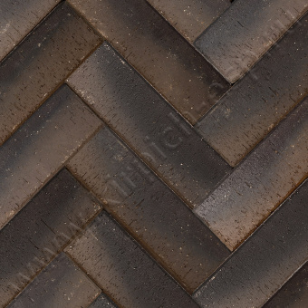 Коричневый "Гамбург" бордо Лонг - клинкерная брусчатка ЛСР