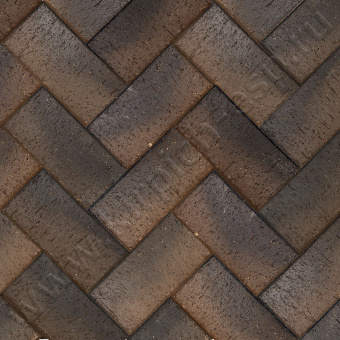 Коричневый "Гамбург" бордо - клинкерная брусчатка ЛСР
