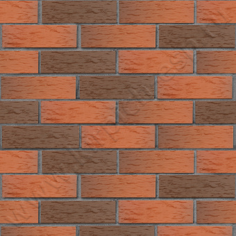 Красный флешинг "Ноттингем" береста 0,7НФ клинкерный кирпич ЛСР