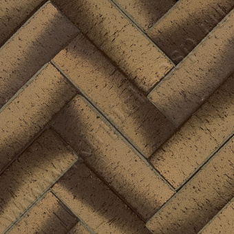 Коричневый "Монако" золото Лонг - клинкерная брусчатка ЛСР